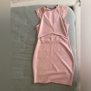 Light pink formal dress